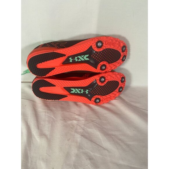 Under Armour Brigade  XC2 Black Men's Track Spike Sneakers Size 8 1/2  No Box Ne - Picture 10 of 12